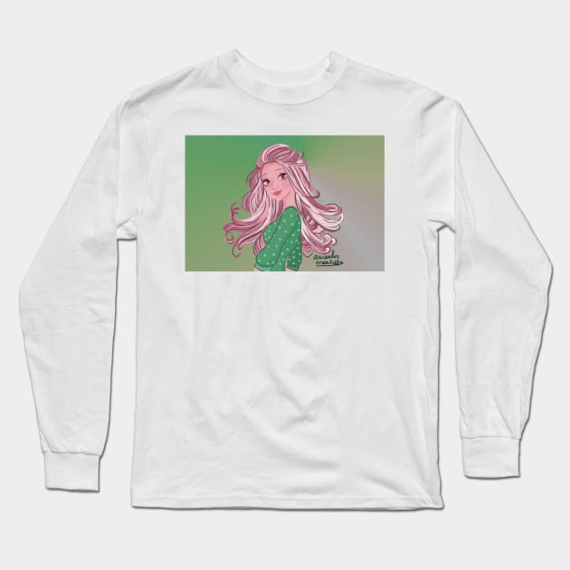 Dancing girl Long Sleeve T-Shirt by Aurealis